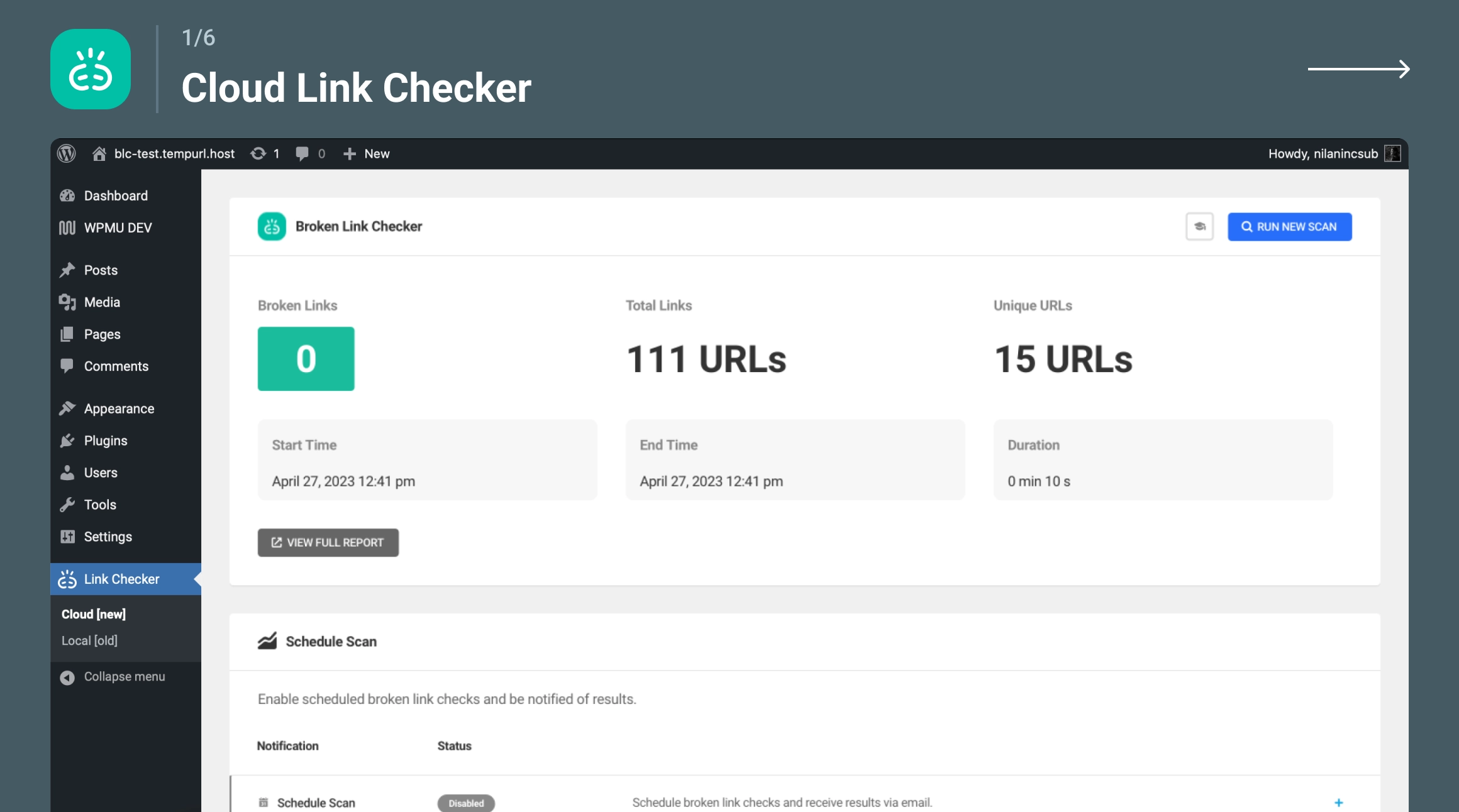 Broken Link Checker